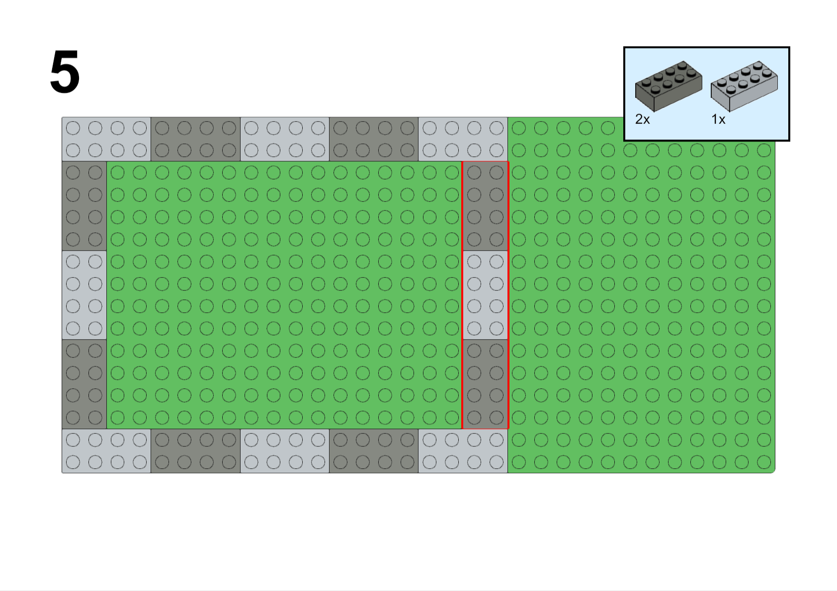 Foundation Right Side Step 5